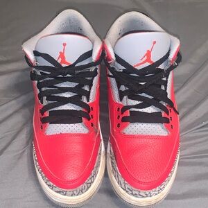 Air jordan 3 red cement